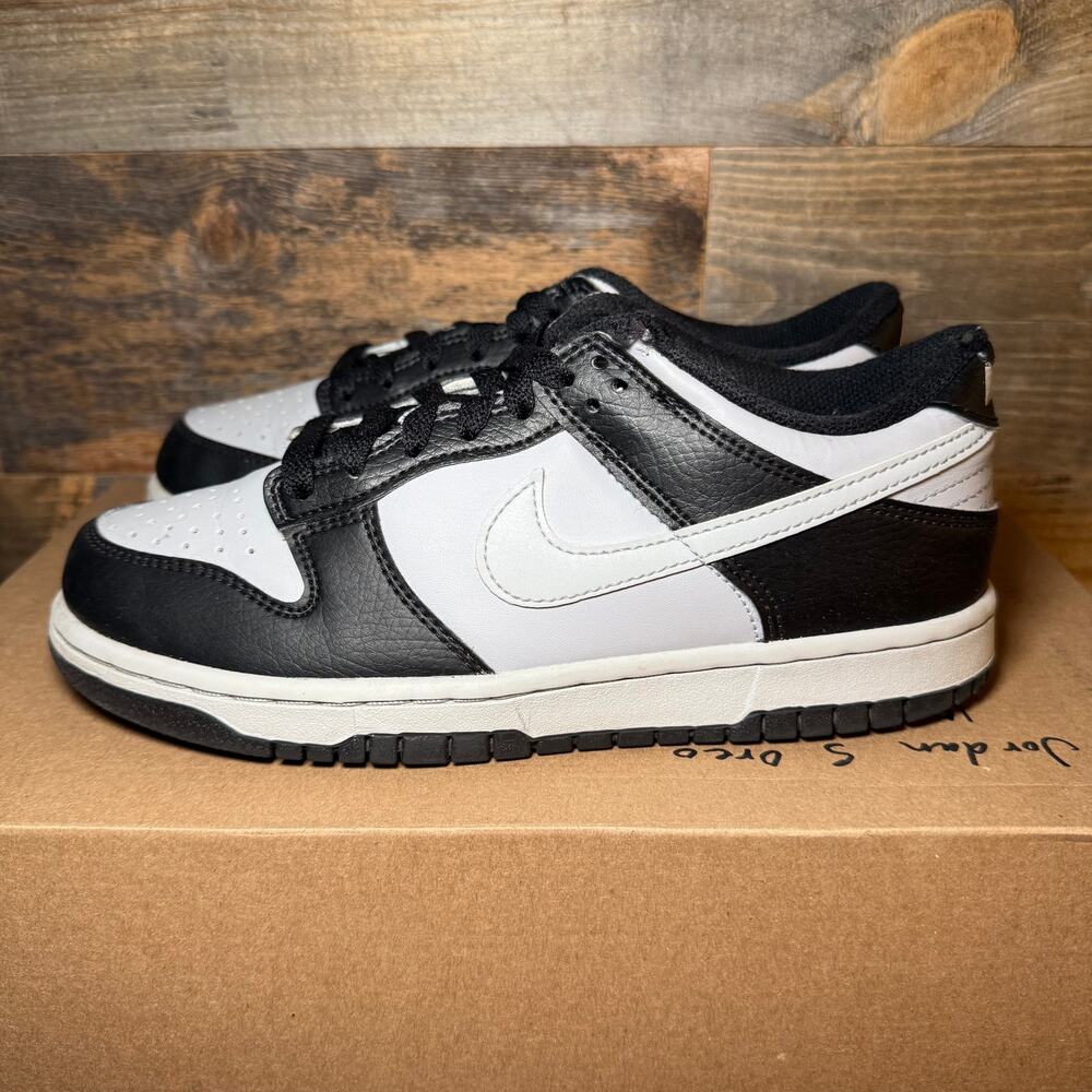 Nike Dunk Low Wolf Grey Black Sneakers - Youth 5.5